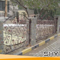 Decorative Wrought Iron Arched Fence for Sale